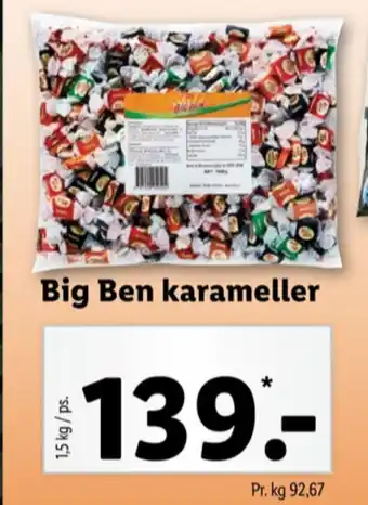 Big ben karameller blandede