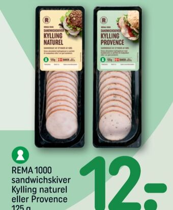 REMA 1000 Sandwichskiver kyllingebryst provence tilbud
