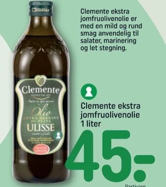 REMA 1000 Clemente olivenolie tilbud