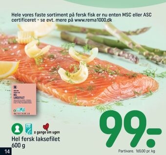 REMA 1000 Rema 1000 laksefilet tilbud