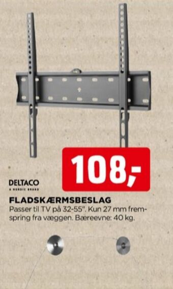 jem & fix Deltaco tv-ophæng tilbud