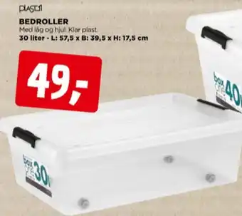 Plast team bedroller