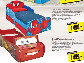Lynet mcqueen juniorseng el. spider-man juniorseng