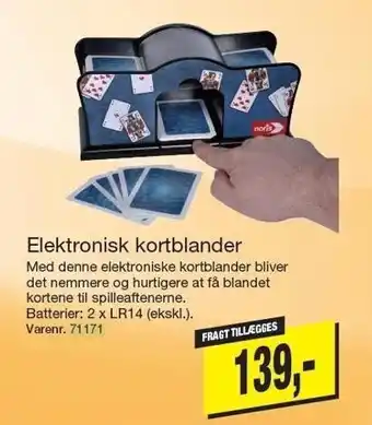 Harald Nyborg Elektrisk kortblander tilbud