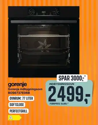 Skousen Gorenje indbygningsovn bos6737e06b tilbud