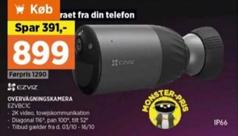 Power Ezviz overvågningskamera tilbud