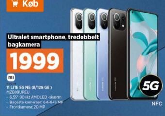 Power Xiaomi mi 11 lite mobiltelefon tilbud