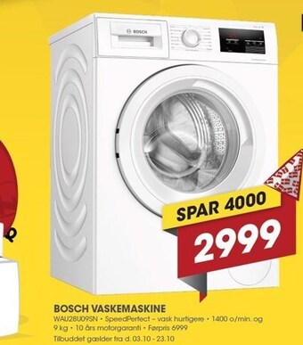 Bosch vaskemaskine
