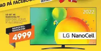 Expert Lg 65" 4k nanocell tv tilbud