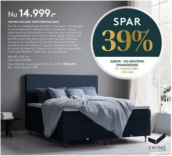 SengeSpecialisten Viking hultaby kontinentalseng tilbud