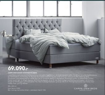 SengeSpecialisten Carpe diem sandö kontinentalseng tilbud