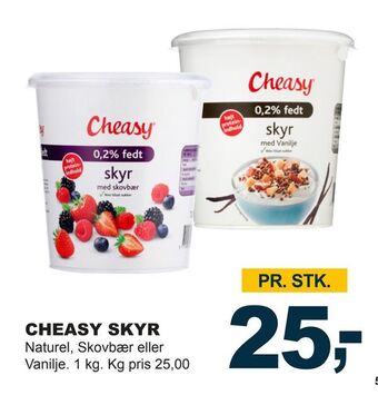 Let-Køb Cheasy skyr tilbud