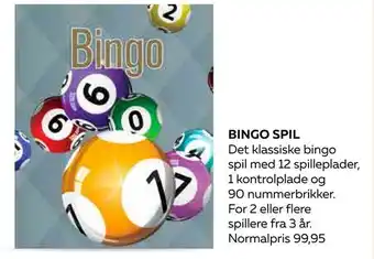 Bog & idé Bingo spil tilbud