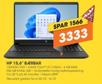 Expert Hp bærbar pc tilbud