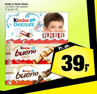 Calle Kinder el. kinder bueno tilbud