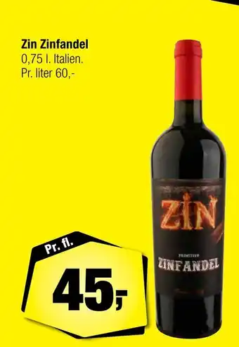 Calle Zin zinfandel tilbud