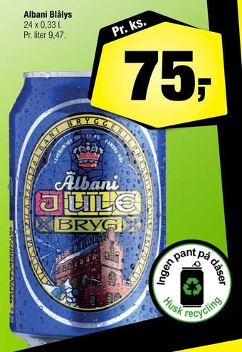 Calle Albani blålys tilbud