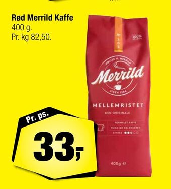 Calle Rød merrild kaffe tilbud