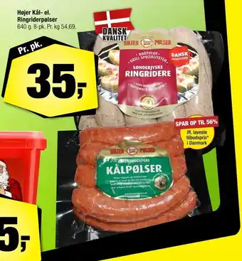 Calle Højer kål- el. ringriderpølser tilbud