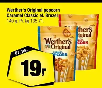 Werther's original popcorn caramel classic el. brezel