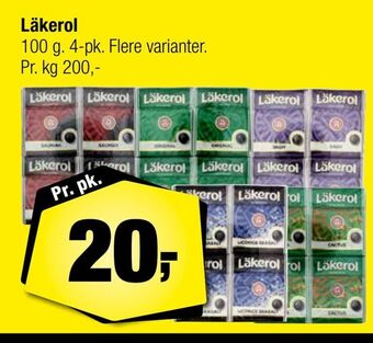 Calle Läkerol tilbud