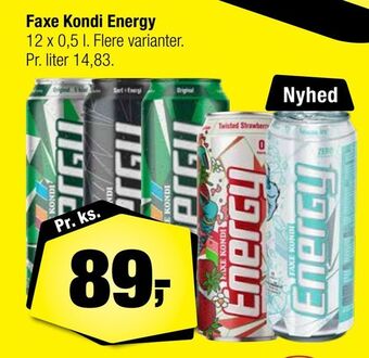 Calle Faxe kondi energy tilbud