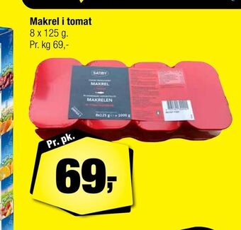 Calle Makrel i tomat tilbud