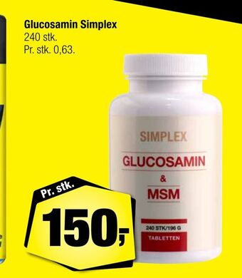 Calle Glucosamin simplex tilbud