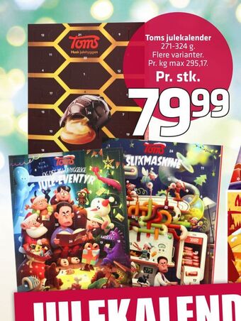 Fleggaard Toms julekalender tilbud