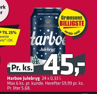 Fleggaard Harboe julebryg tilbud