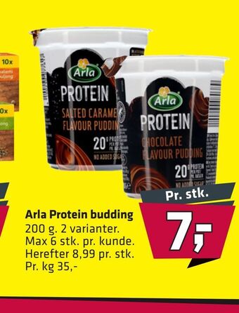 Fleggaard Arla protein budding tilbud