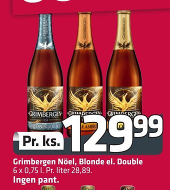 Fleggaard Grimbergen nöel, blonde el. double tilbud