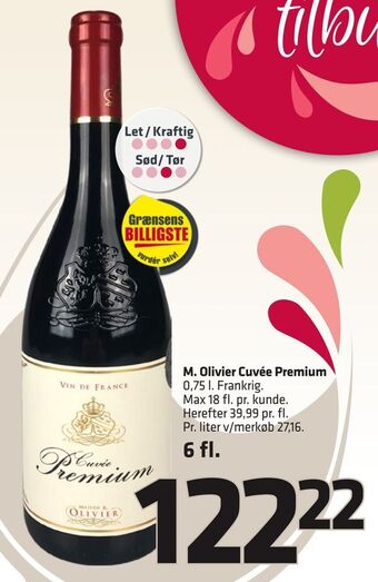 Fleggaard M. olivier cuvée premium tilbud