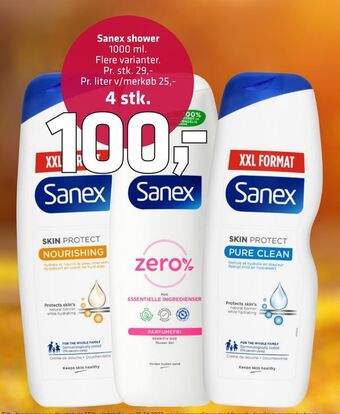 Fleggaard Sanex shower tilbud