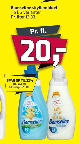 Fleggaard Bamseline skyllemiddel tilbud