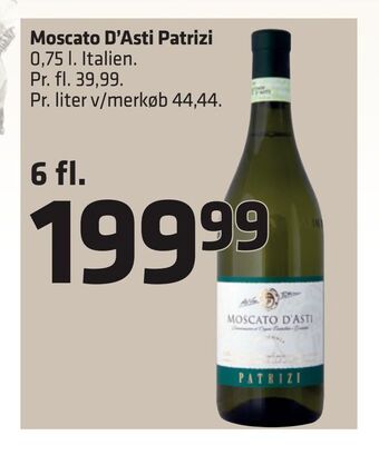 Fleggaard Moscato d'asti patrizi tilbud