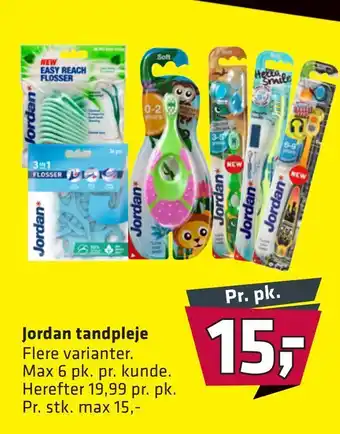 Fleggaard Jordan tandpleje tilbud