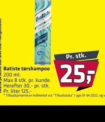 Fleggaard Batiste tørshampoo tilbud
