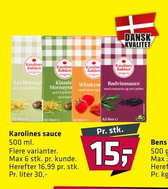 Fleggaard Karolines sauce tilbud