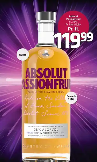 Absolut passionfruit