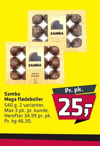 Fleggaard Samba mega flødeboller tilbud