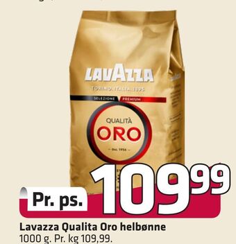 Fleggaard Lavazza qualita oro helbønne tilbud