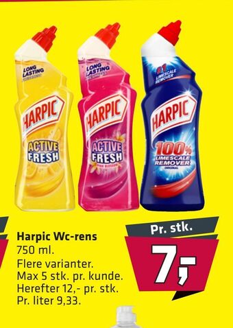 Fleggaard Harpic wc-rens tilbud