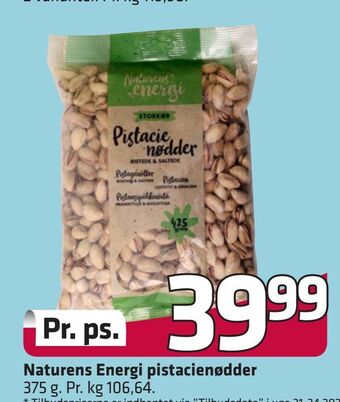 Fleggaard Naturens energi pistacienødder tilbud