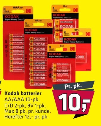 Fleggaard Kodak batterier tilbud