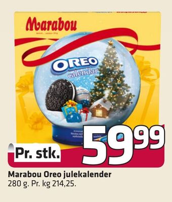Fleggaard Marabou oreo julekalender tilbud