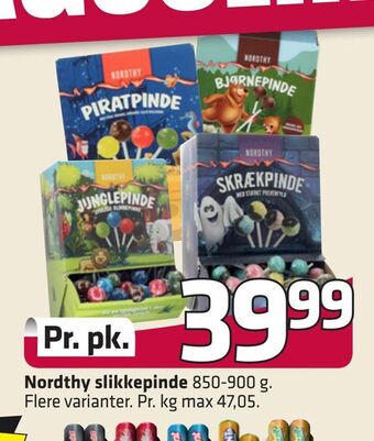 Fleggaard Nordthy slikkepinde tilbud