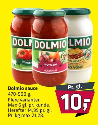 Fleggaard Dolmio sauce tilbud