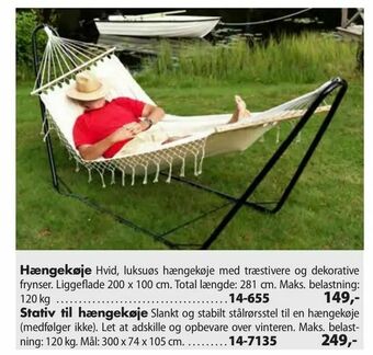 Biltema Hængekøje tilbud