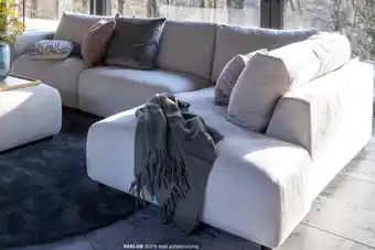 Ilva Harlow sofa m. pufafslutning tilbud
